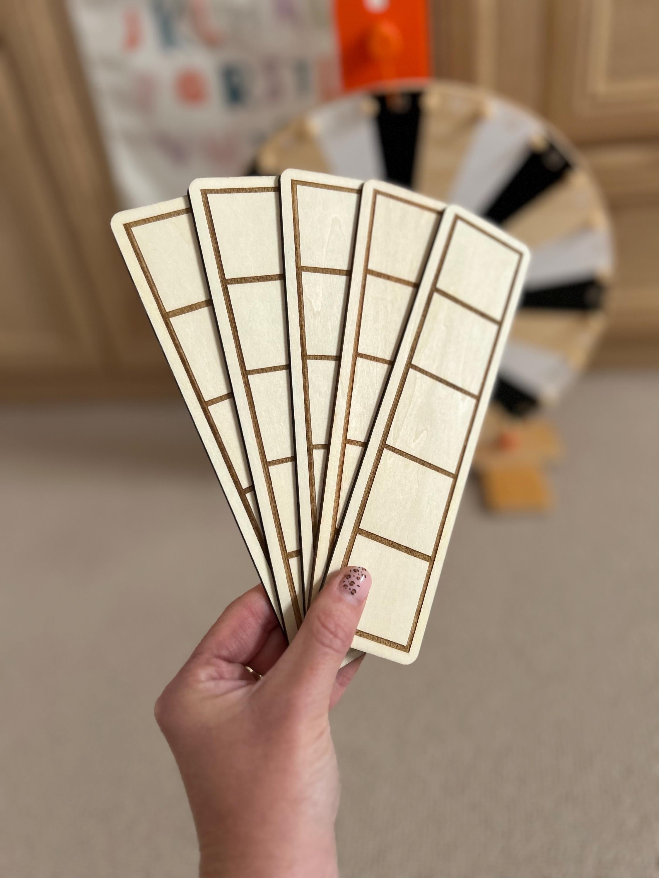 Wooden Five Frames - Pack of 5