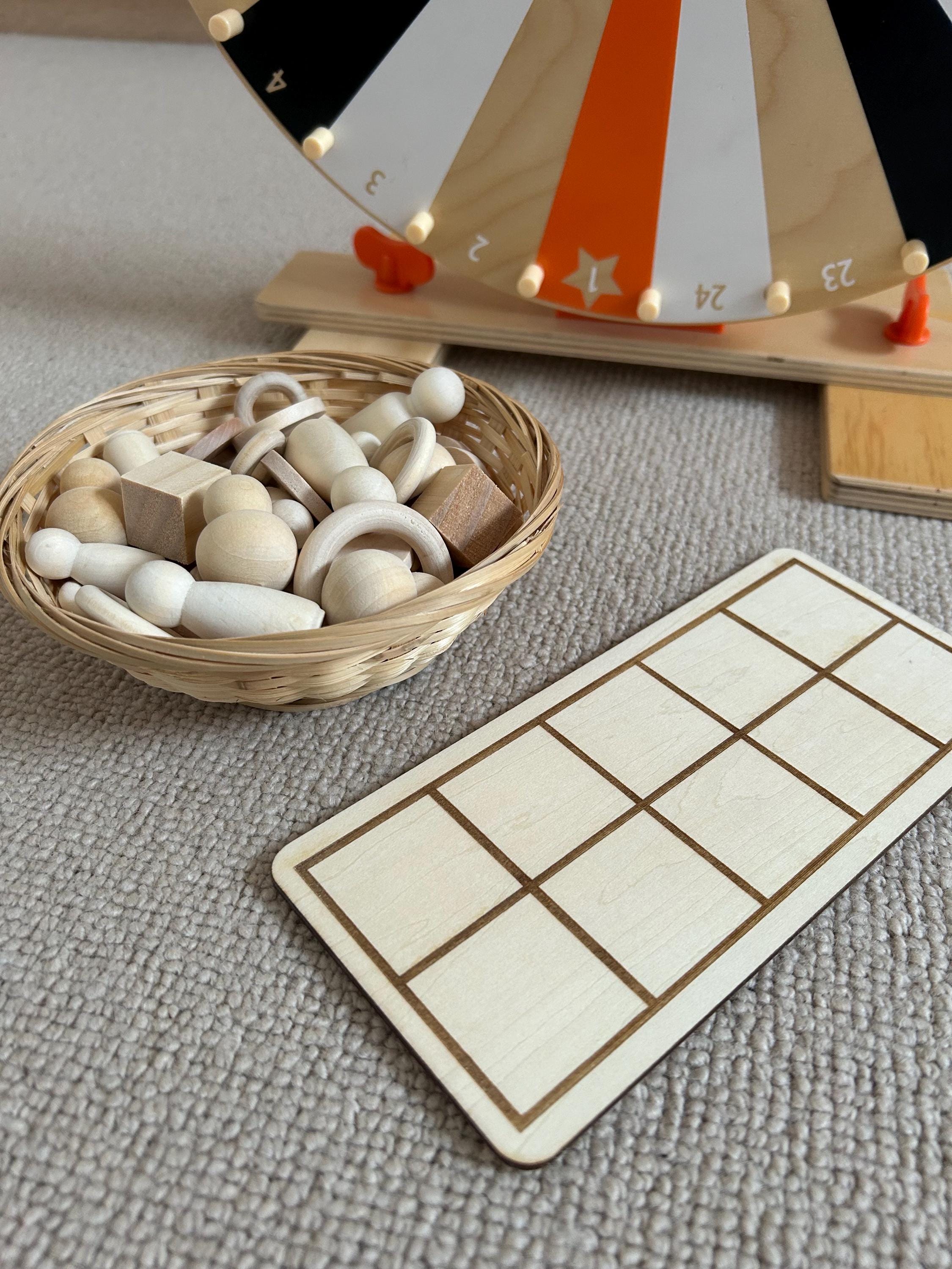 Wooden Ten Frames - Pack of 5